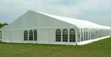  Udlejning 15x30 m hvidt telt uden gulv excl opstning - Aamand Udlejningscenter.