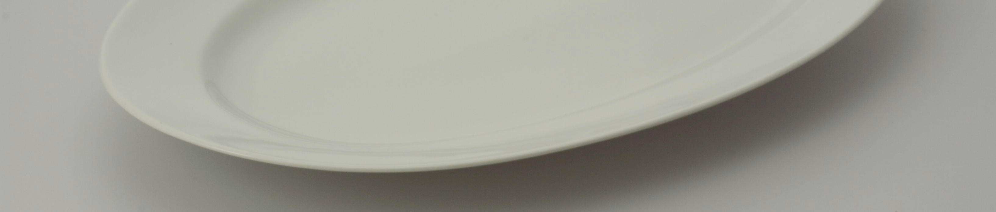 Serviceudlejning af porceln fade - porceln-hvid - Aamand Udlejningscenter
