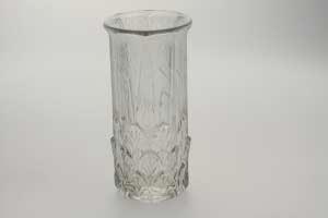Udlejning af vaser, 24 cm hj,  11,5 cm, glas - 10702  Aamand Udlejningscenter.