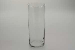 Udlejning af vaser, cylinderglas, runde,  8,5 cm, 22 cm hj - 10710  Aamand Udlejningscenter.