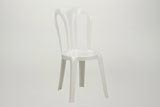  Udlejning Plaststole, hvid kun til indendrs brug  Aamand Udlejningscenter.