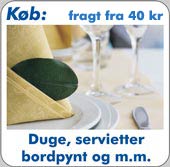 Aamand Udlejningscenter - K�b papirs -duge og -servietter online