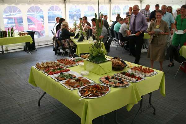 Borde og stole til fest i Haderslev