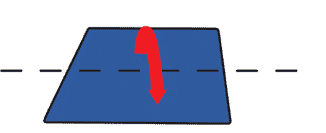 Foldening nr 1 af.... Dobbelt plisse vspace=