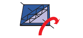 Foldening nr 6 af.... Dobbelt plisse vspace=