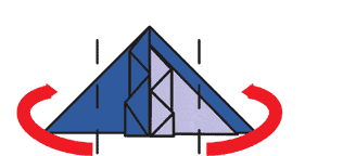 Foldening nr 7 af.... Dobbelt plisse vspace=