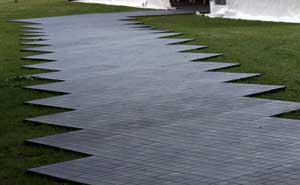 Udlejning af plastgulv 0,5x1.0m ( kun gulv) - 102311  Aamand Udlejningscenter.
