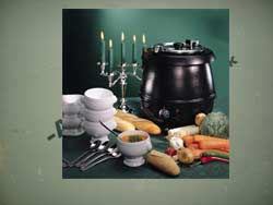 Udlejning af suppegryde, 10 l, sort, 230v, 400w, hot pot - 30505_Suppegryde Alt til festen - Aamand Udlejningscenter.