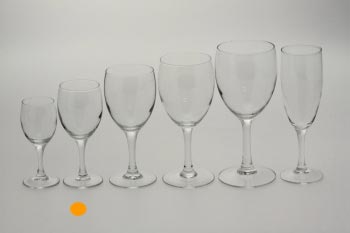 Serviceudlejning og  festudlejning af hvidvin/dessertvin, 12 cl, elegance, 13,4 cm - 40220 Alt til festen - Aamand Udlejningscenter.