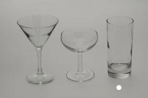 Udlejning af drinksglas/vandglas, 22 cl, 13 cm - 41009  Aamand Udlejningscenter.