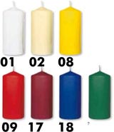  Udlejning bloklys, duni, 60 x 130 mm, xx - Aamand Udlejningscenter.
