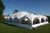  Udlejning 9x12 m telt, multi pavillon uden gulv. - Aamand Udlejningscenter.